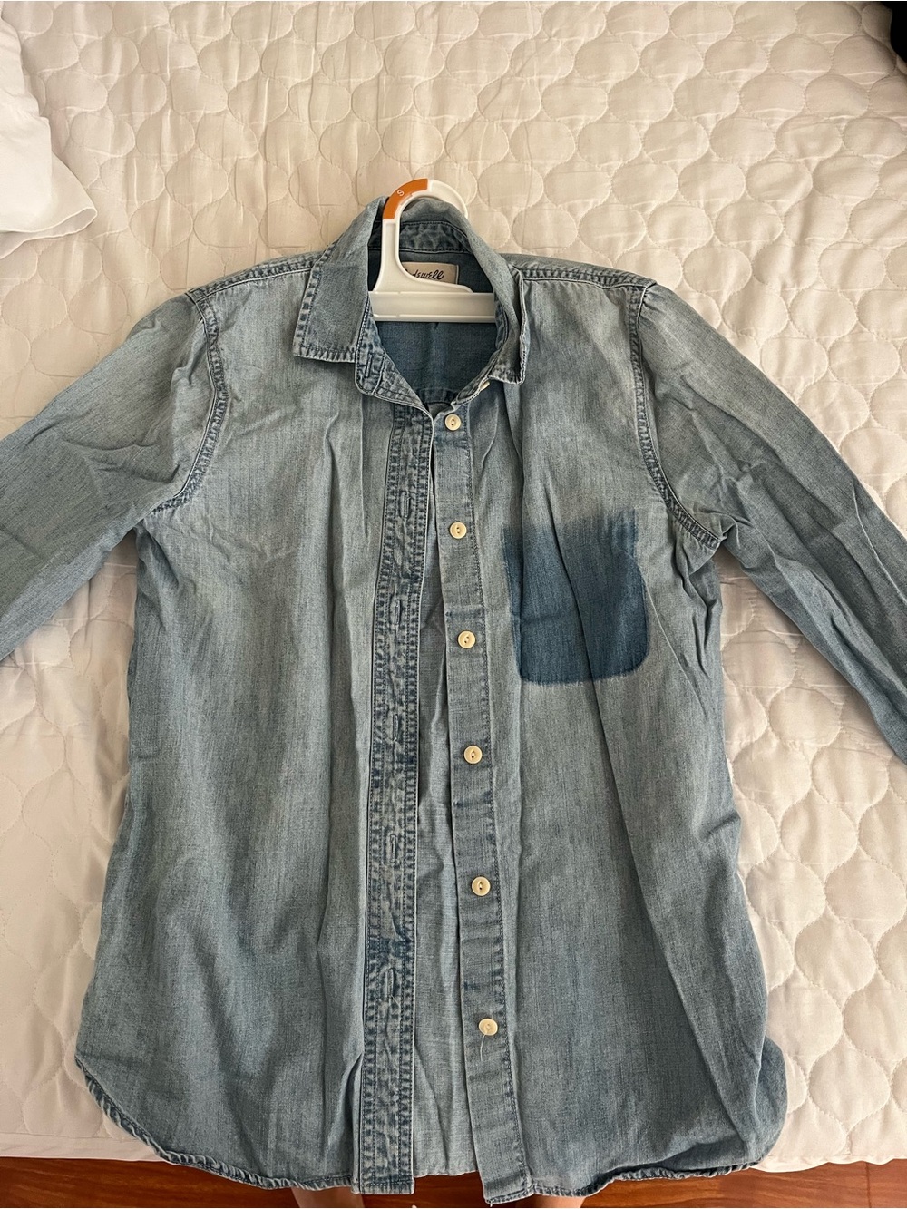 Madewell Light Blue Denim Button-Up Shirt